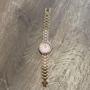 Armitron Rose Gold Crystal Accent Women's Watch